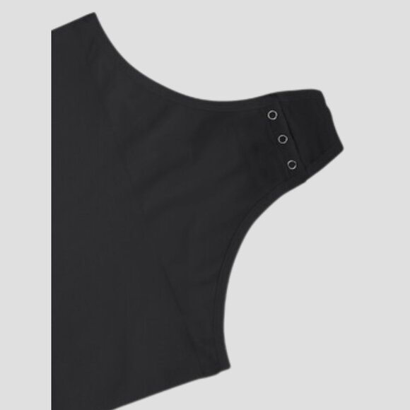 360° Max Control Halter Tank Shaping Bodysuit, Black - Picture 4 of 6